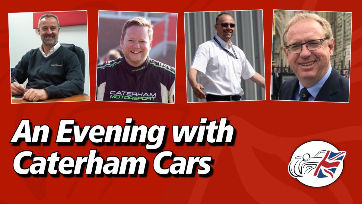An Evening With Caterham Cars, Lotus Seven Club YouTube Video