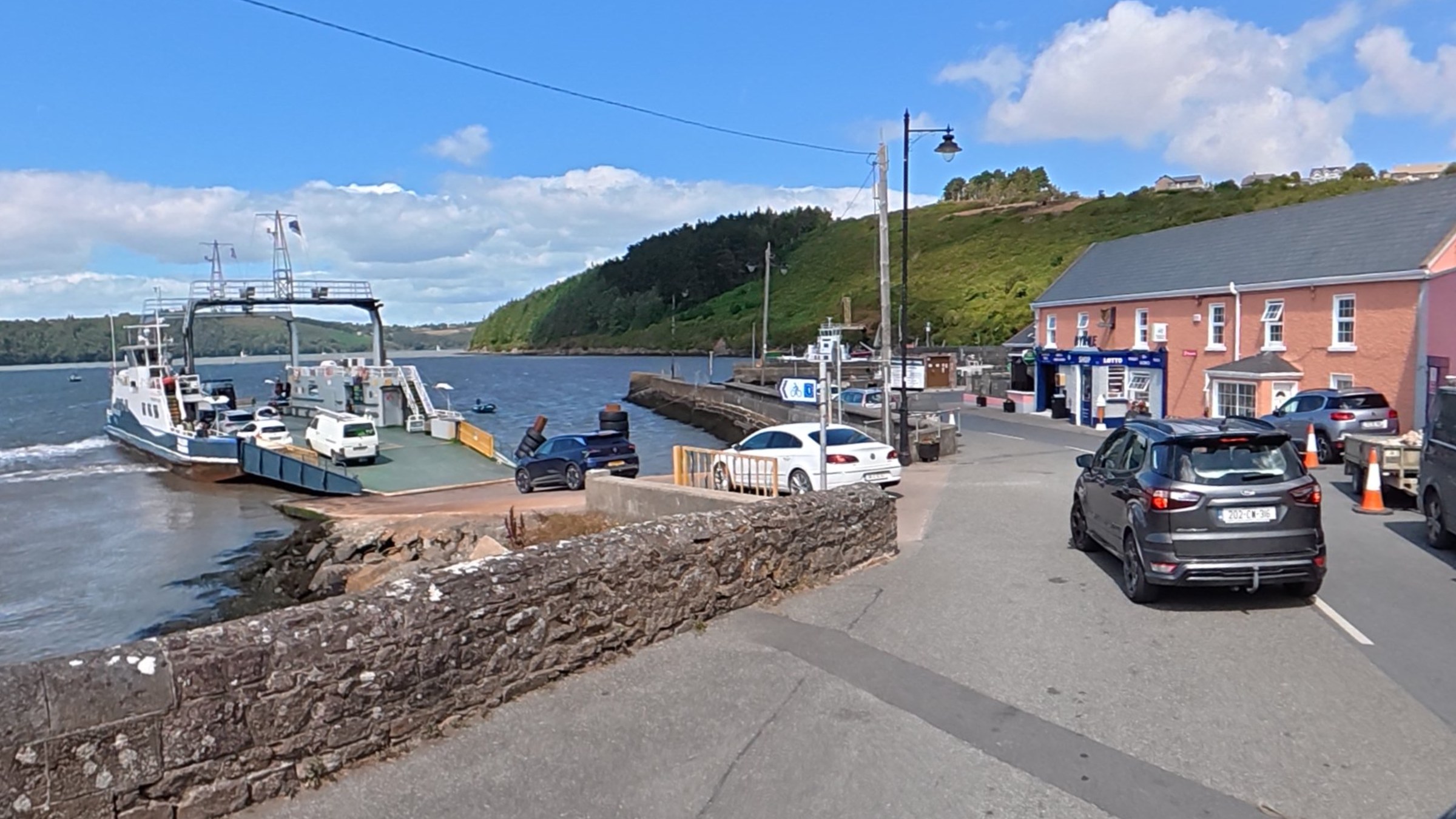 Boarding the East Passage Ferry