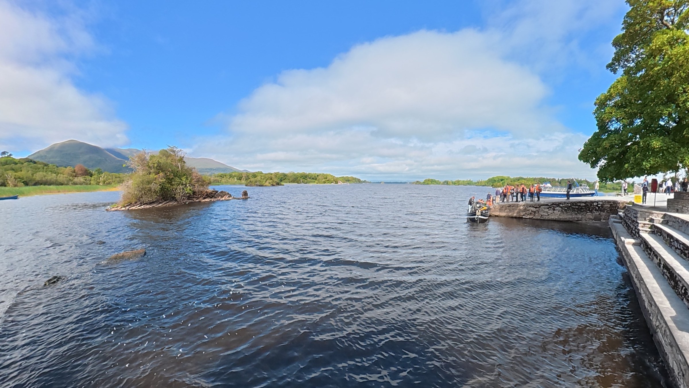 Lough Leane viewed from the waterfront behind Ross Castle