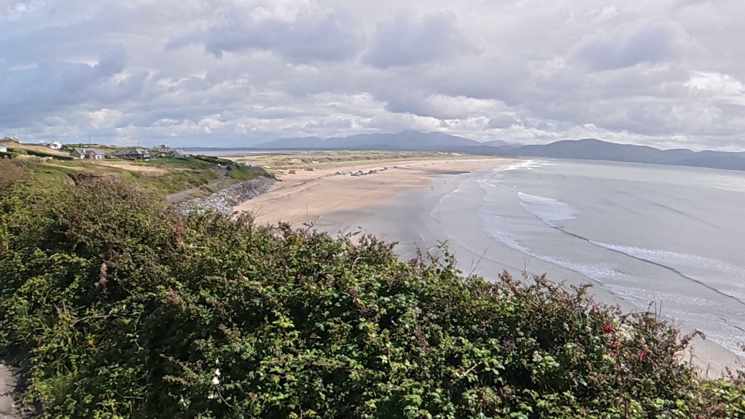 Inch Beach and Dingle Bay viewed from the coast road