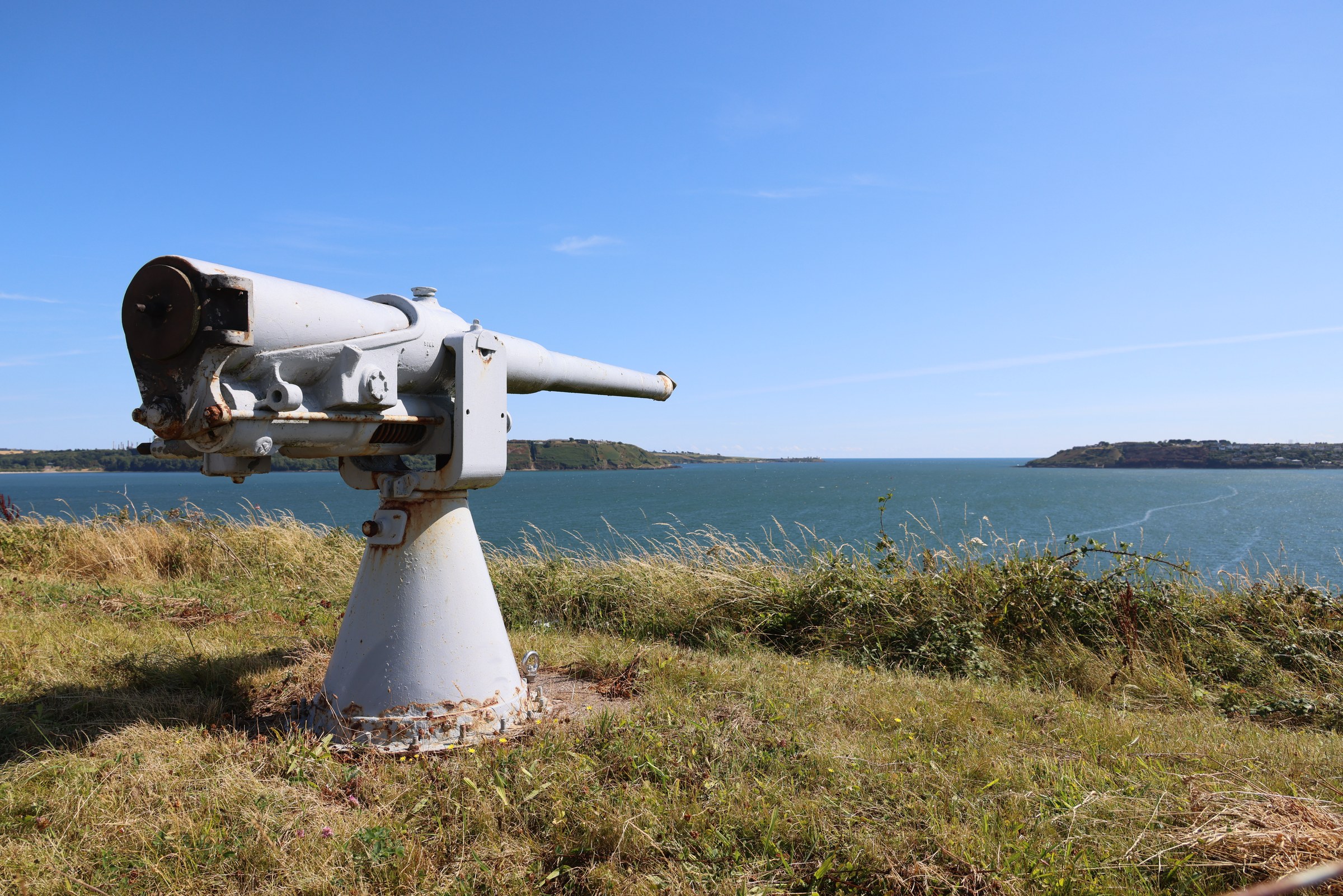Gun emplacements on Spike Island