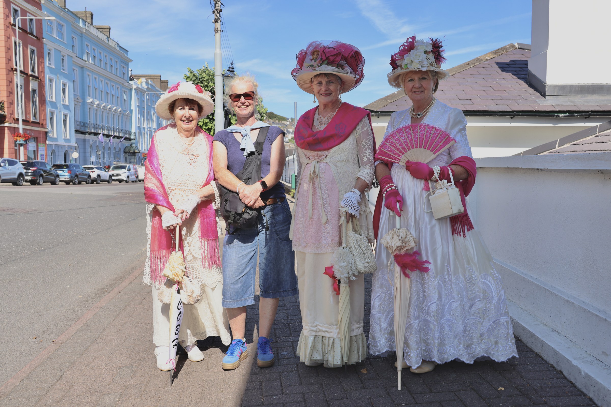 Cobh volunteers welcome the cruise liners in period dress