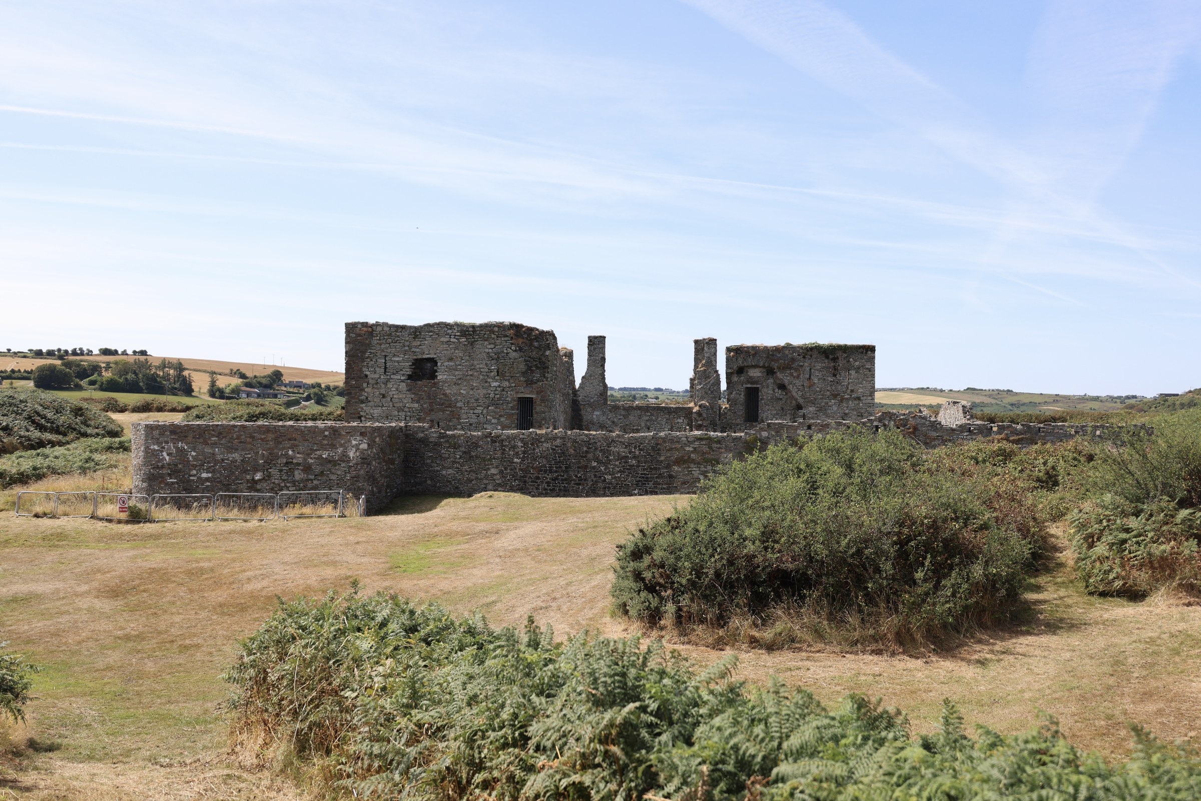 James Fort in ruins