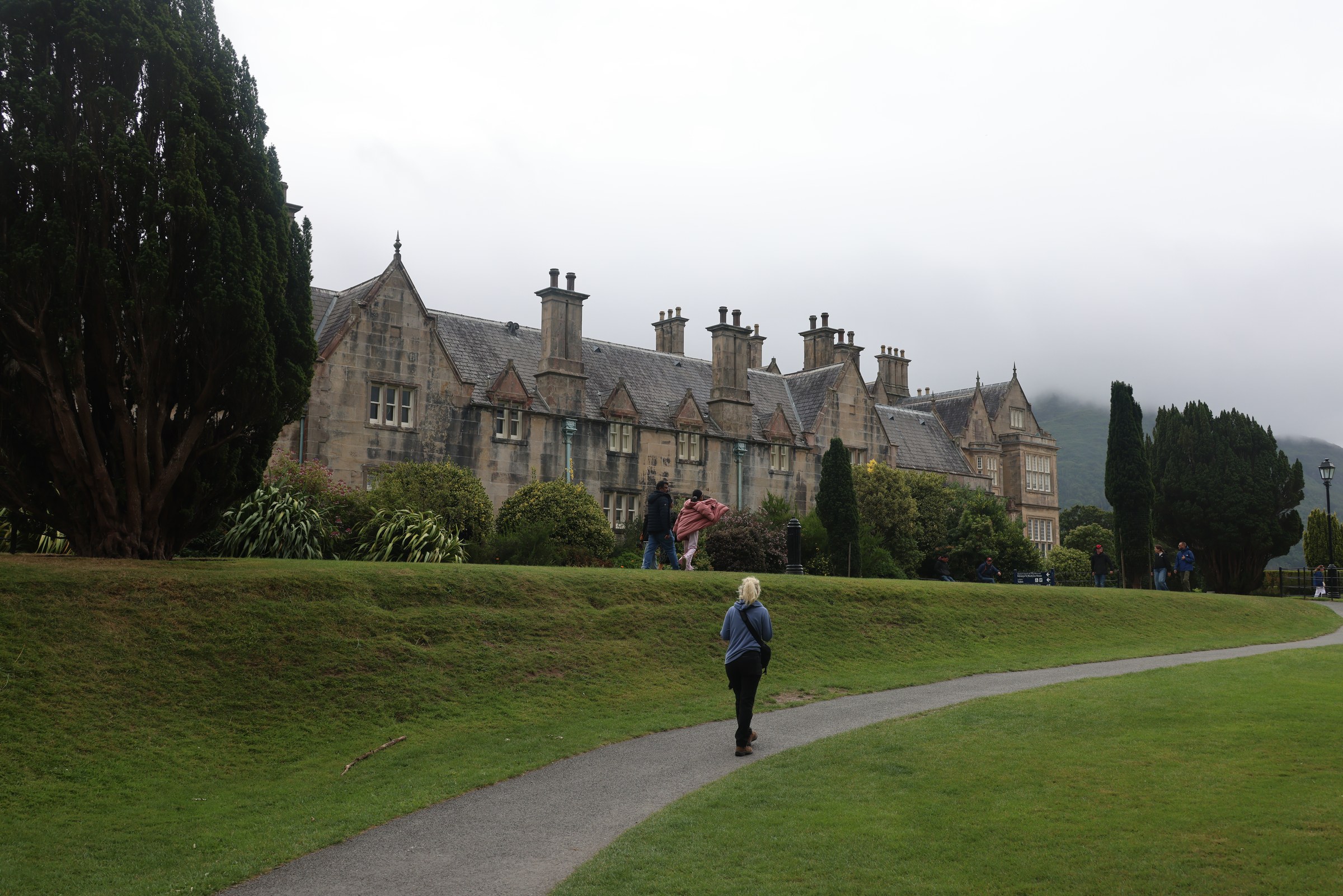 Muckross House viewed across its formal gardens