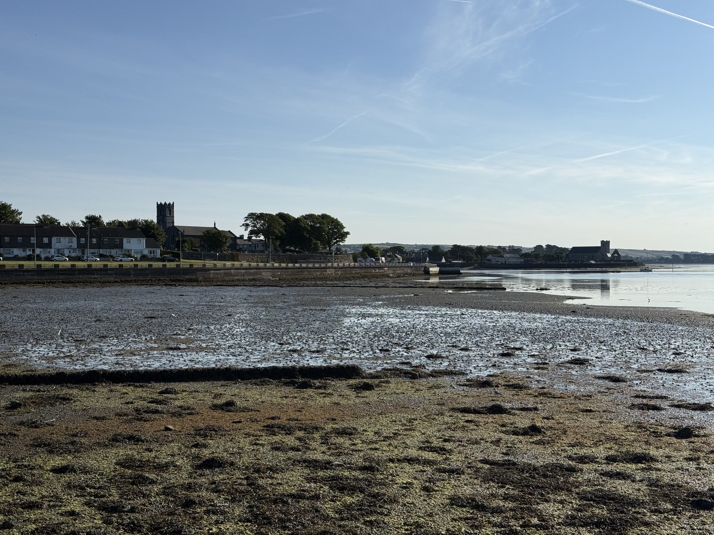 The Dungarvan estuary from the campervan stop