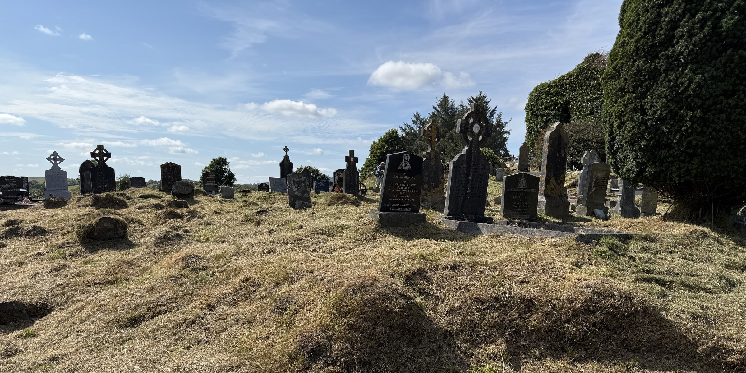 Old graveyard and Famine memorial near Top of the Rock
