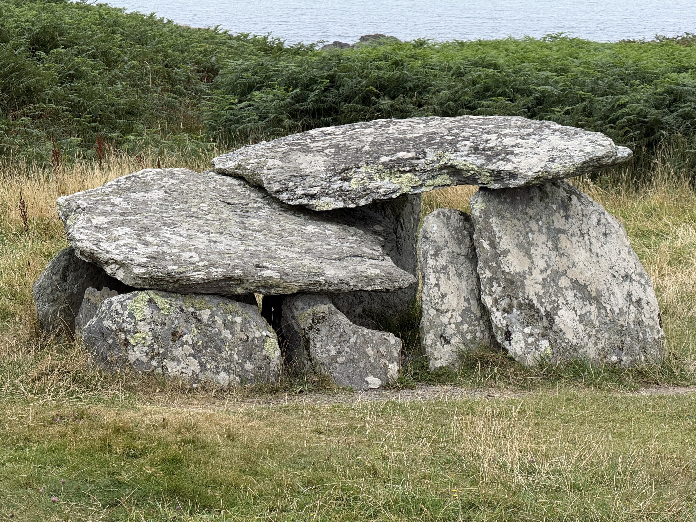 The ancient Altar Wedge Tomb beside Toormore Bay