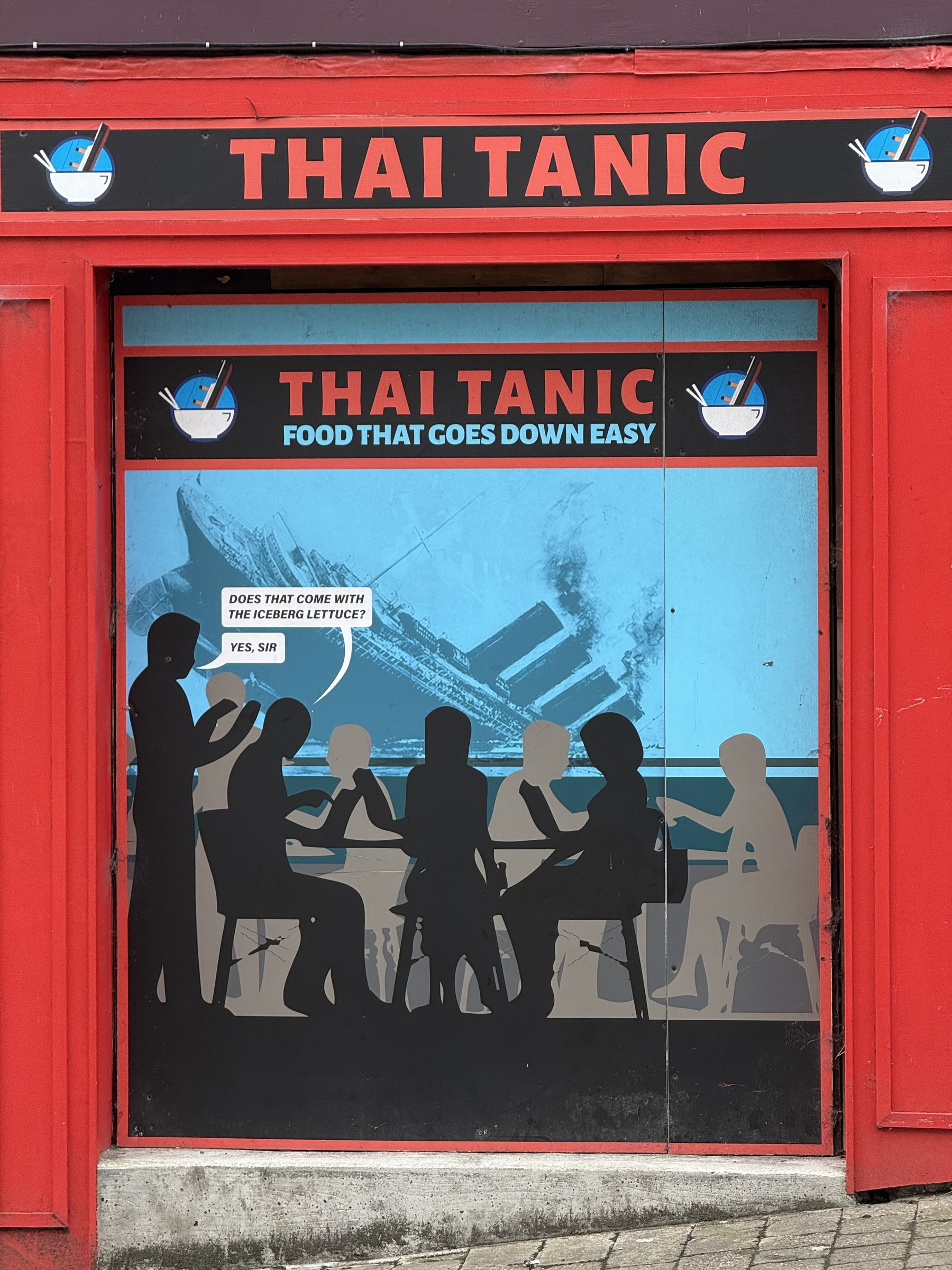Red Thai Tanic takeaway shopfront in Killorglin