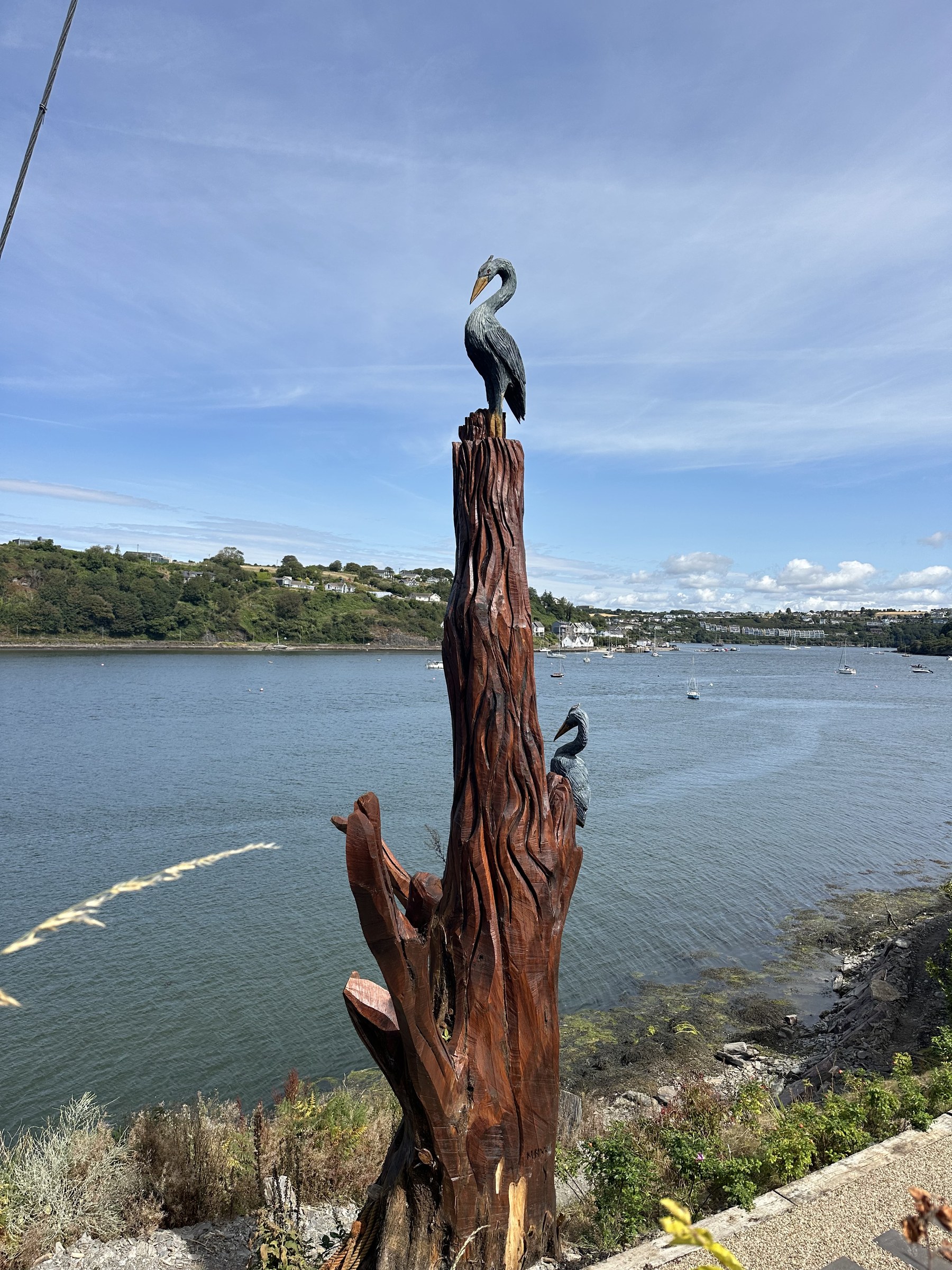 Sculpted heron, Kinsale