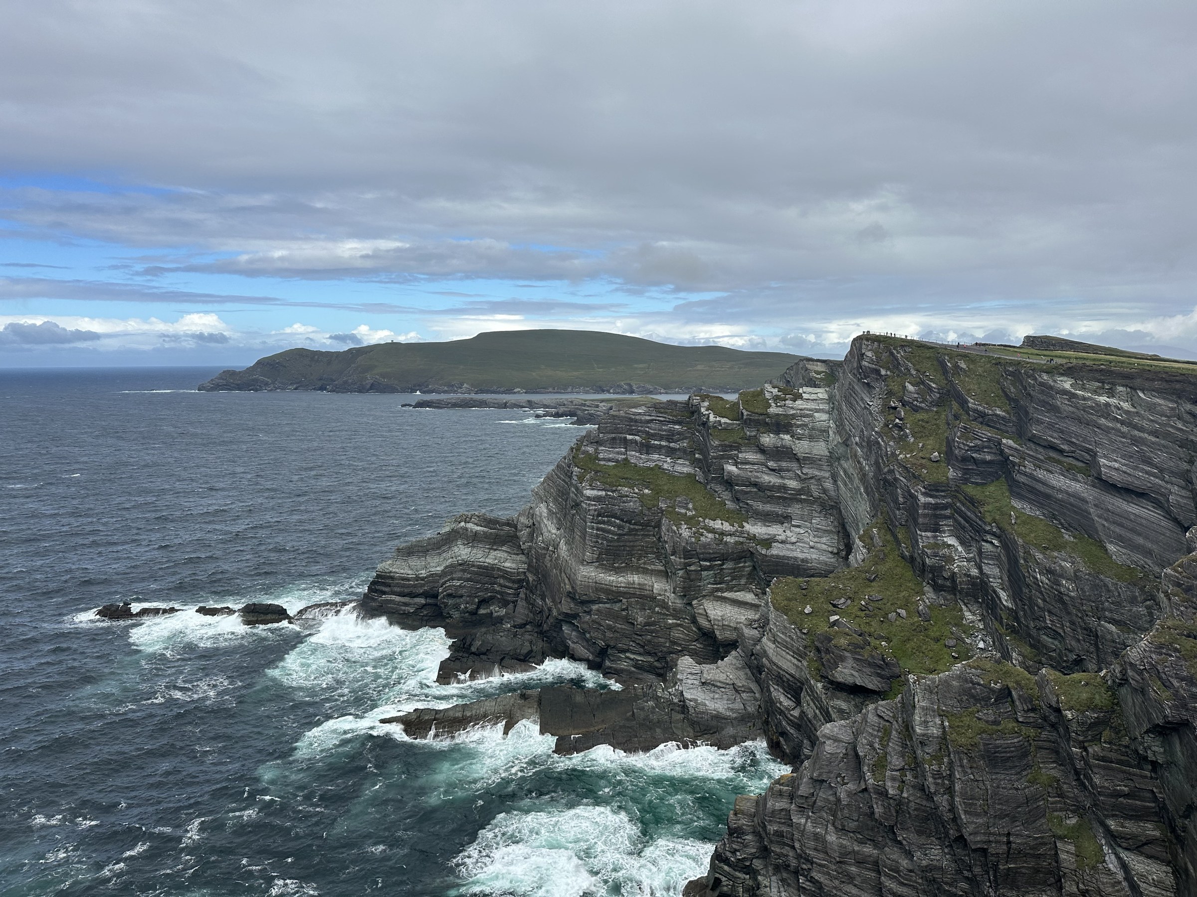 The sheer Kerry Cliffs dropping into the Atlantic